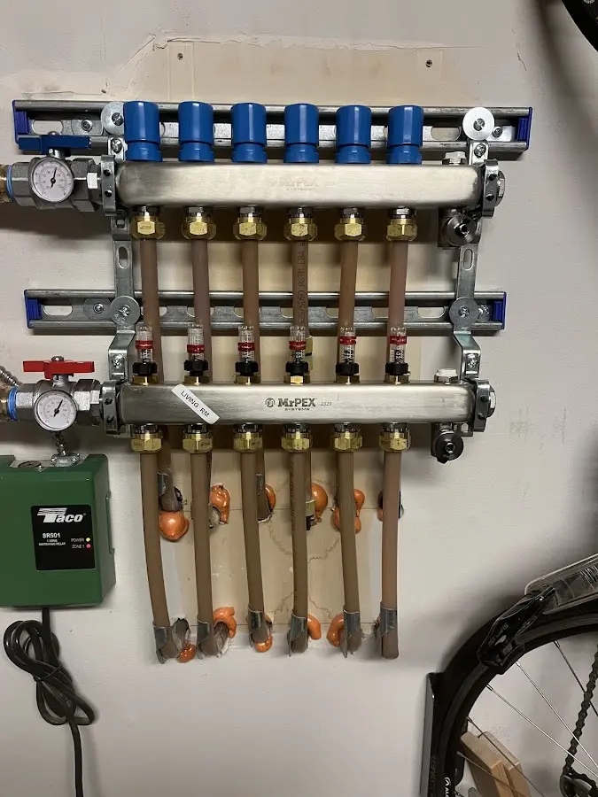 Plumber performing Leak Detection at a residential property in Adairsville